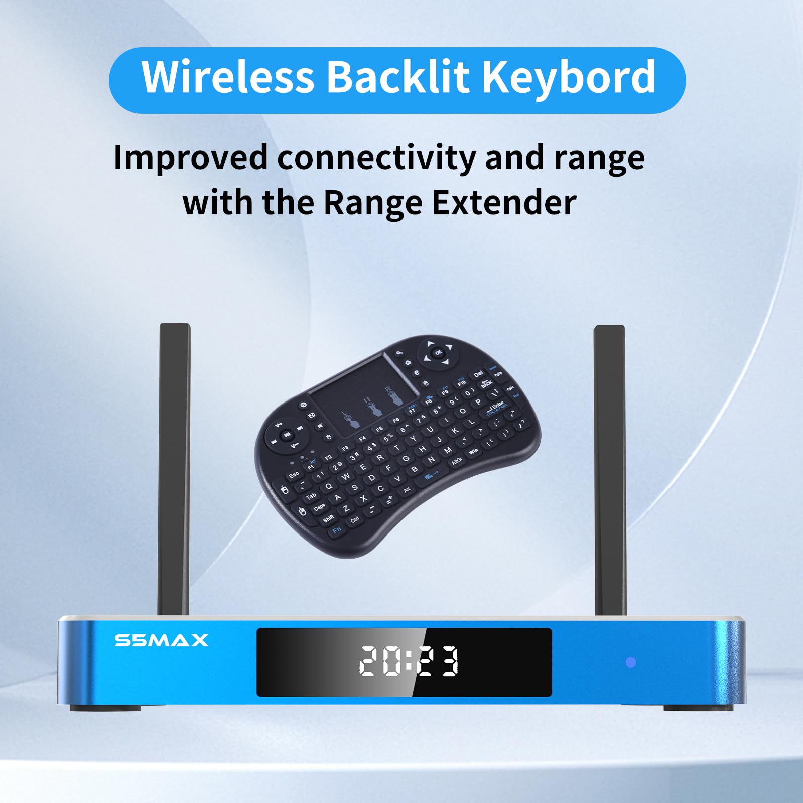 Brayears Authorized To Sell S5 Max Bundle Box 2025 New Edition With Remote Control Voice Command, Manual, Hd Cable